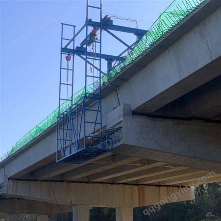 1-3吨防撞墙护栏台车 桥梁养护作业平台 路桥安全作业平台
