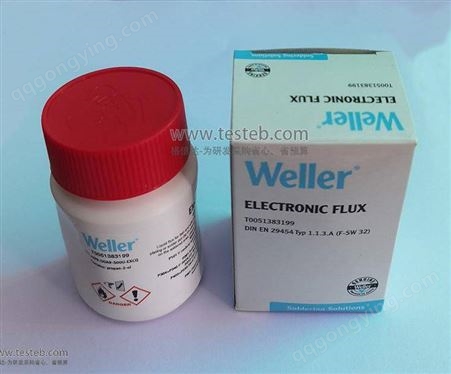 威勒Weller T0051383199液态助焊剂 100ml用于导线和通孔高温长时间浸焊