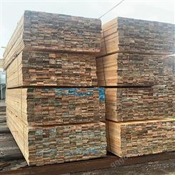 松木工地方木源头木材防腐木不易变形支持定做木方